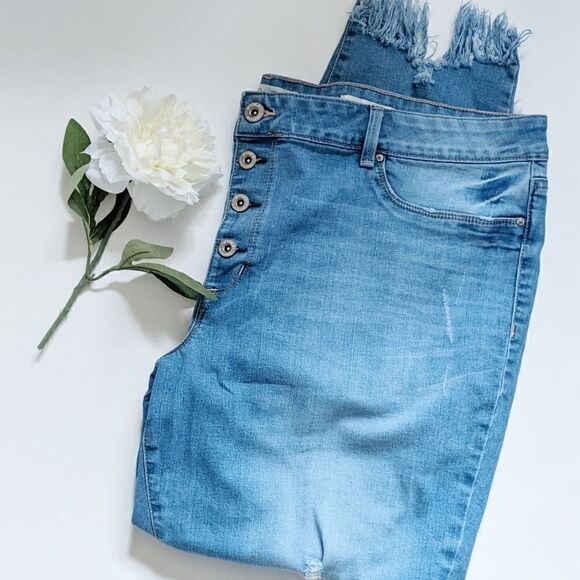 (Jessica Simpson) Kiss Me Vintage Skinny Jeans 24W - Picture 1 of 13